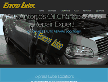 Tablet Screenshot of expresslube.com